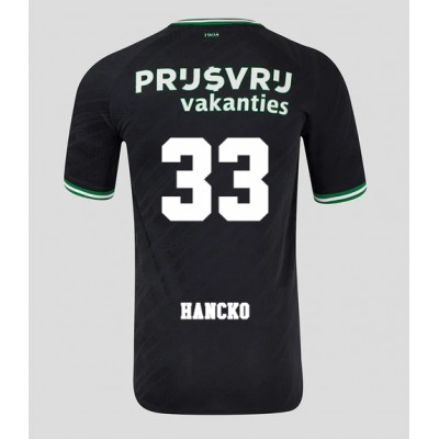 Fotbalové Dres Feyenoord David Hancko #33 Venkovní 2024-25 Krátký Rukáv Fotbalové Dres Feyenoord David Hancko #33 Venkovní 2024-25 Krátký Rukáv